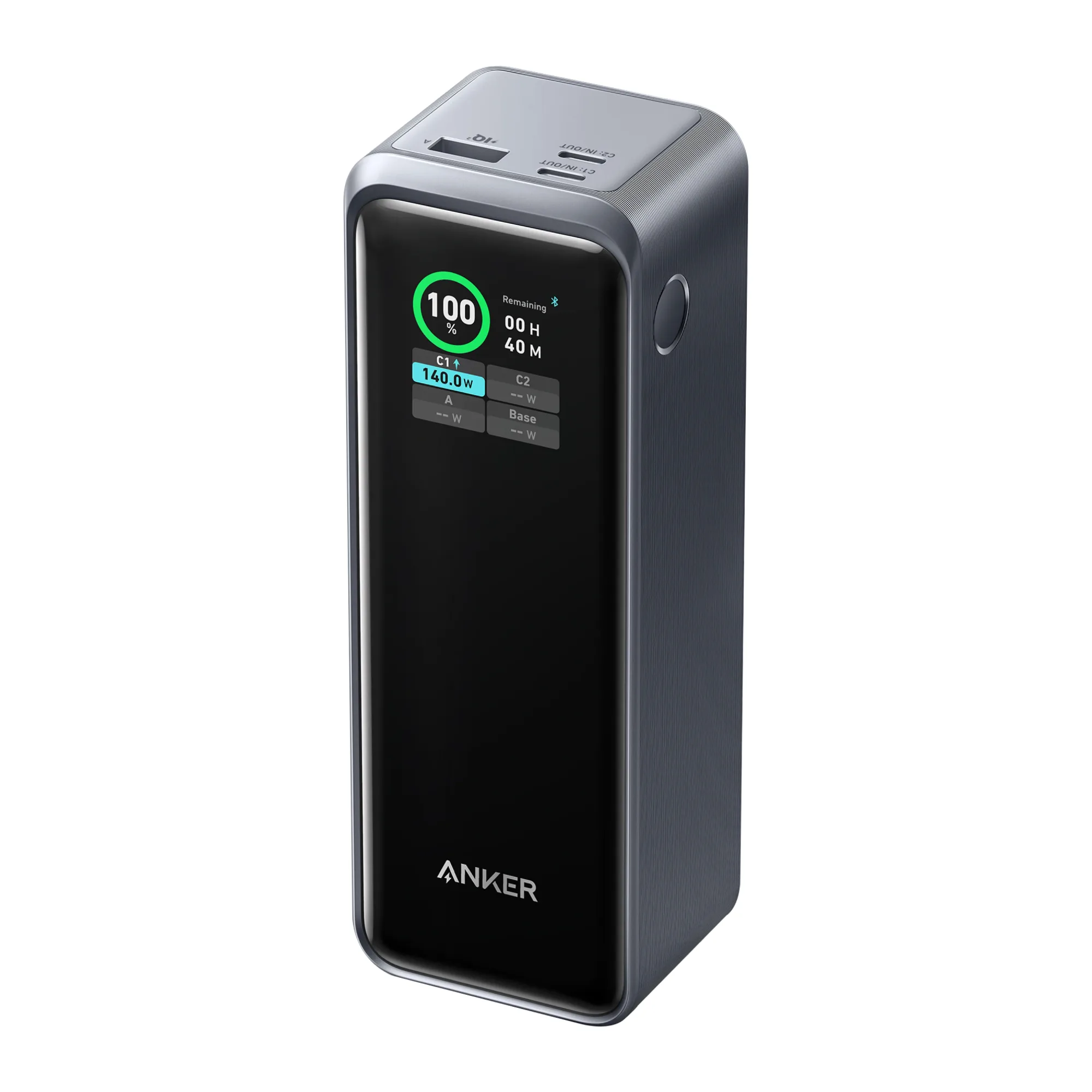 Anker Prime Power Bank (26K 300W): 26,250mAh power bank with 300W total output, 140W USB-C charging, and a smart display (4 of 4)