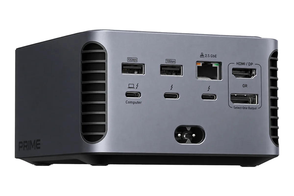 Anker Prime Thunderbolt 5 Docking Station: 14-in-1 Thunderbolt 5 dock with 140W laptop charging, 2.5GbE and dual 8K display support (2 of 5)