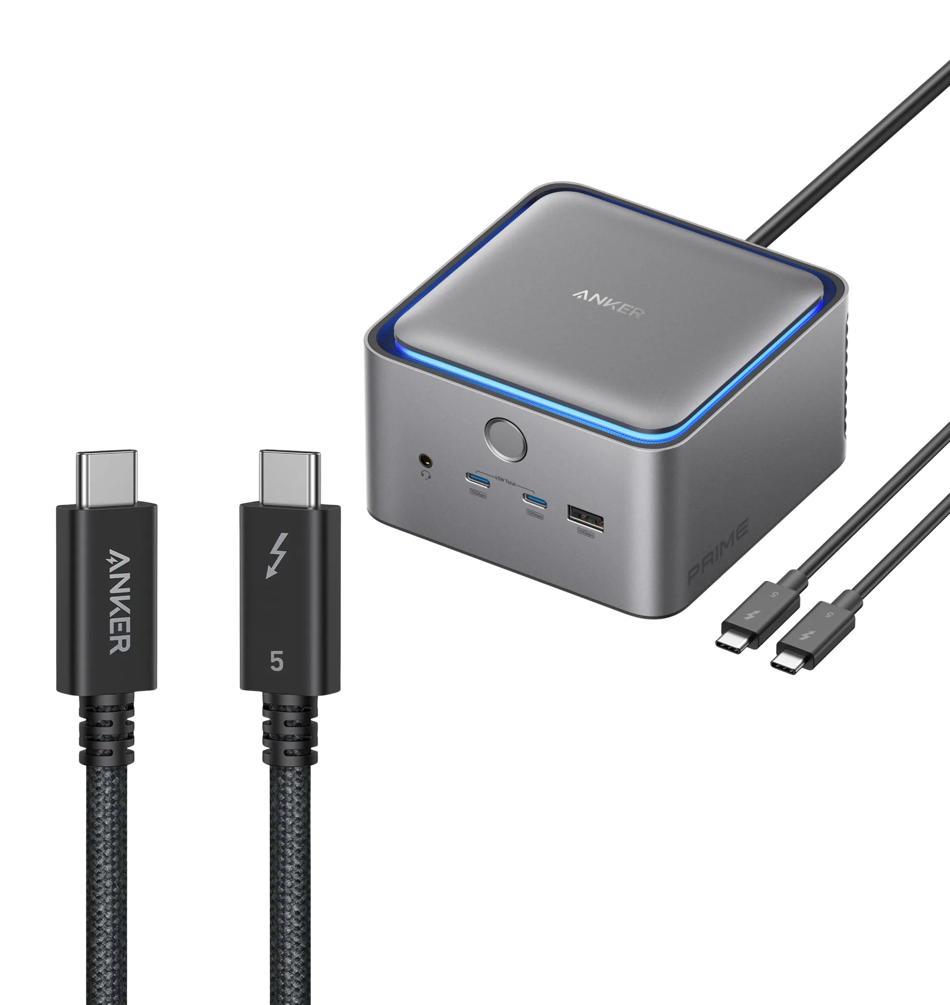 Anker Prime Thunderbolt 5 Docking Station: 14-in-1 Thunderbolt 5 dock with 140W laptop charging, 2.5GbE and dual 8K display support (3 of 5)