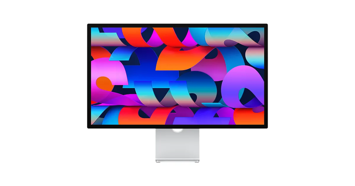 Apple Studio Display: 27-inch 5K Retina display with a 12MP Center Stage camera, six speakers and Thunderbolt 5