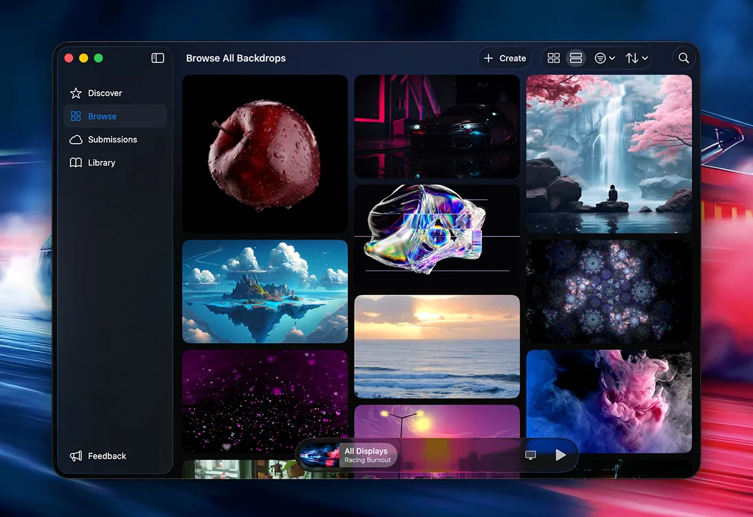 Backdrop: Live video wallpapers for your Mac desktop and Lock Screen, from thousands of community scenes (4 of 7)