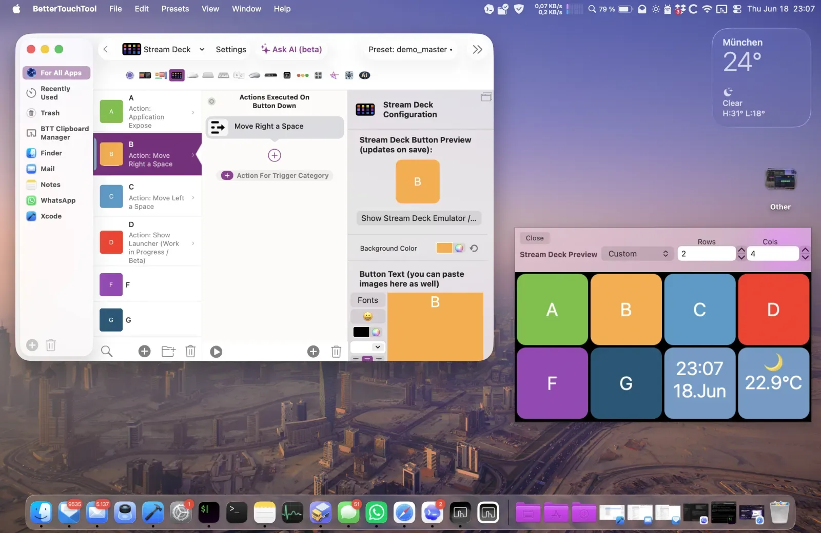 BetterTouchTool: Customize trackpad gestures, mouse buttons, shortcuts, the menu bar and Stream Deck, then chain actions (7 of 7)