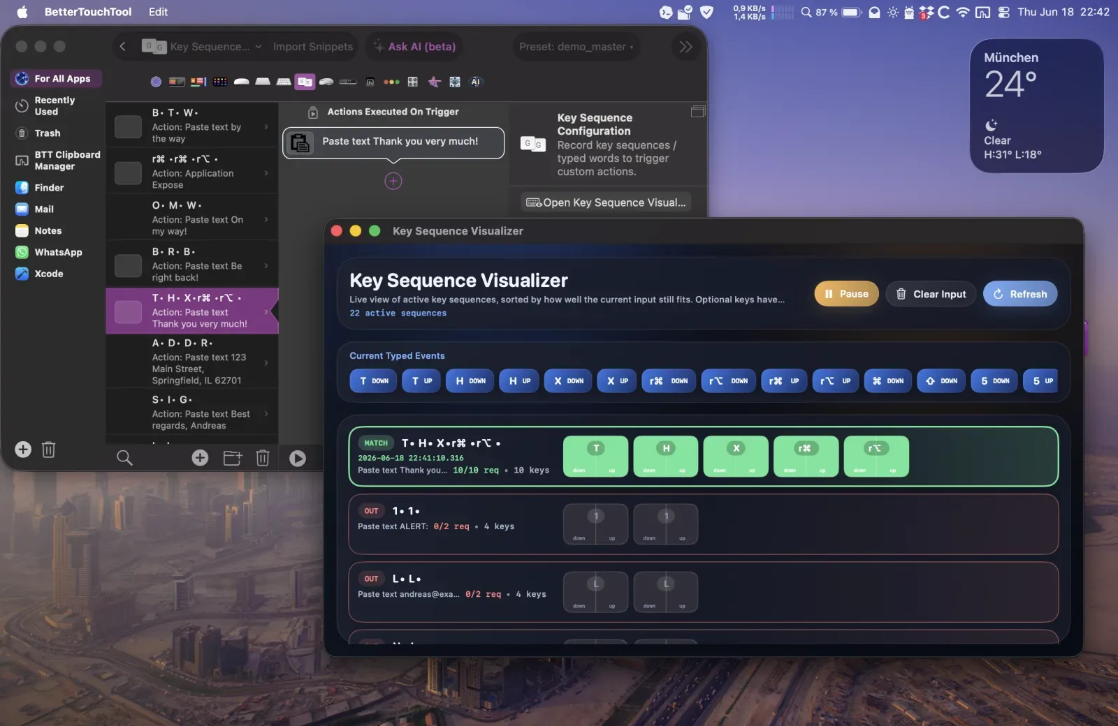 BetterTouchTool: Customize trackpad gestures, mouse buttons, shortcuts, the menu bar and Stream Deck, then chain actions (5 of 7)