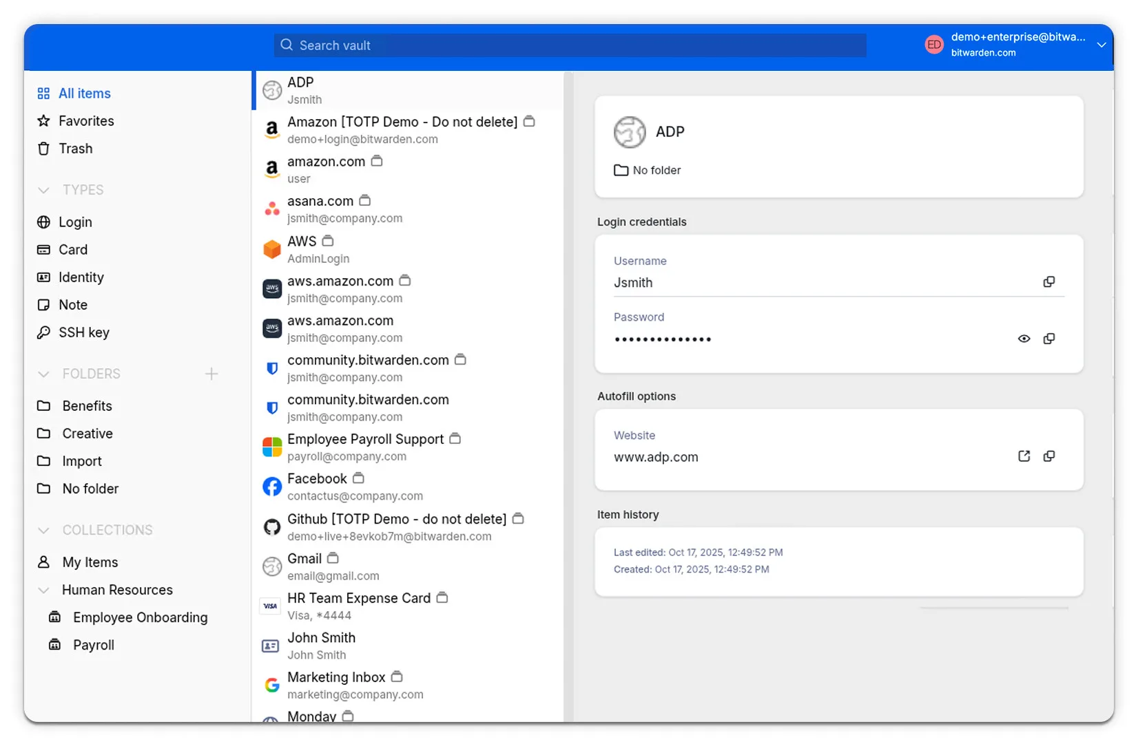 Bitwarden: Open-source password manager with end-to-end encryption, passkeys and encrypted sharing through Send (8 of 8)