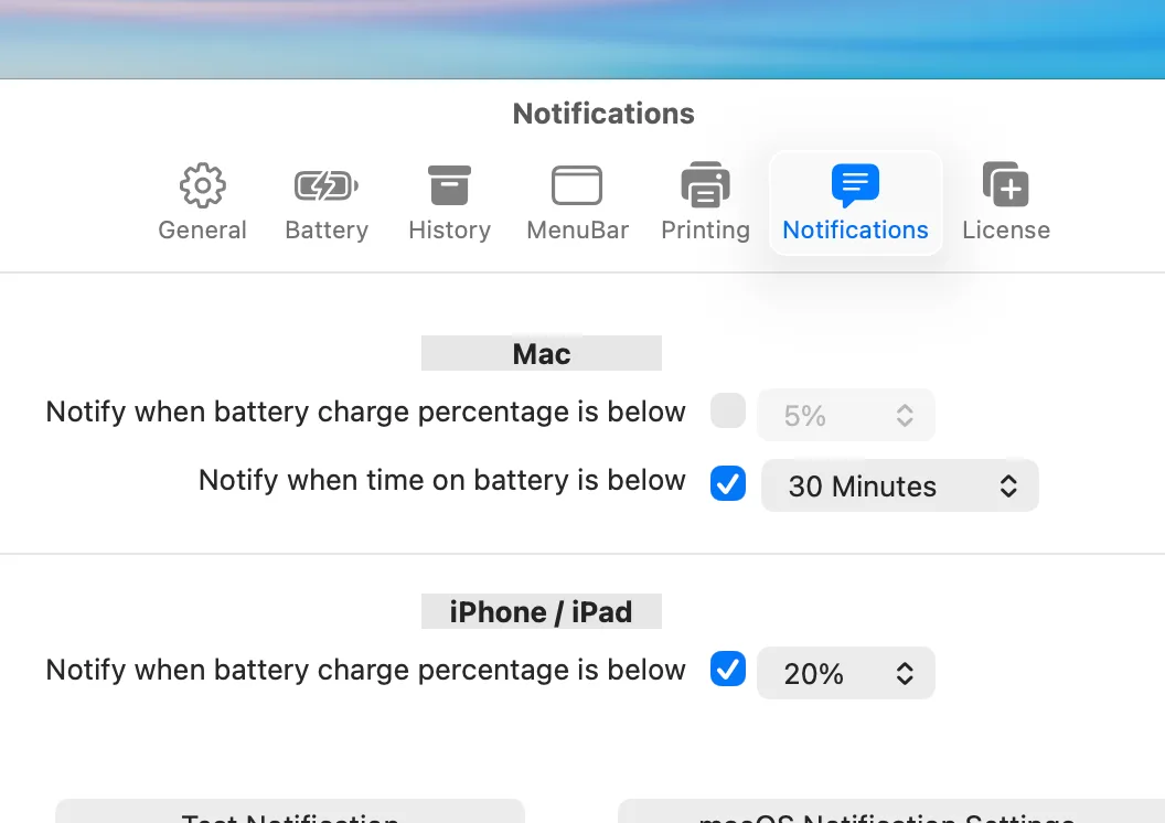 coconutBattery: Battery health readings for your Mac, iPhone and iPad, with saved history and menu bar details (5 of 6)