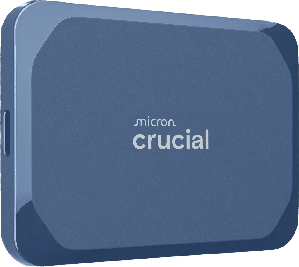 Crucial X10 Portable SSD: Portable SSD from Crucial in capacities from 1TB to 8TB, in blue or black (6 of 6)