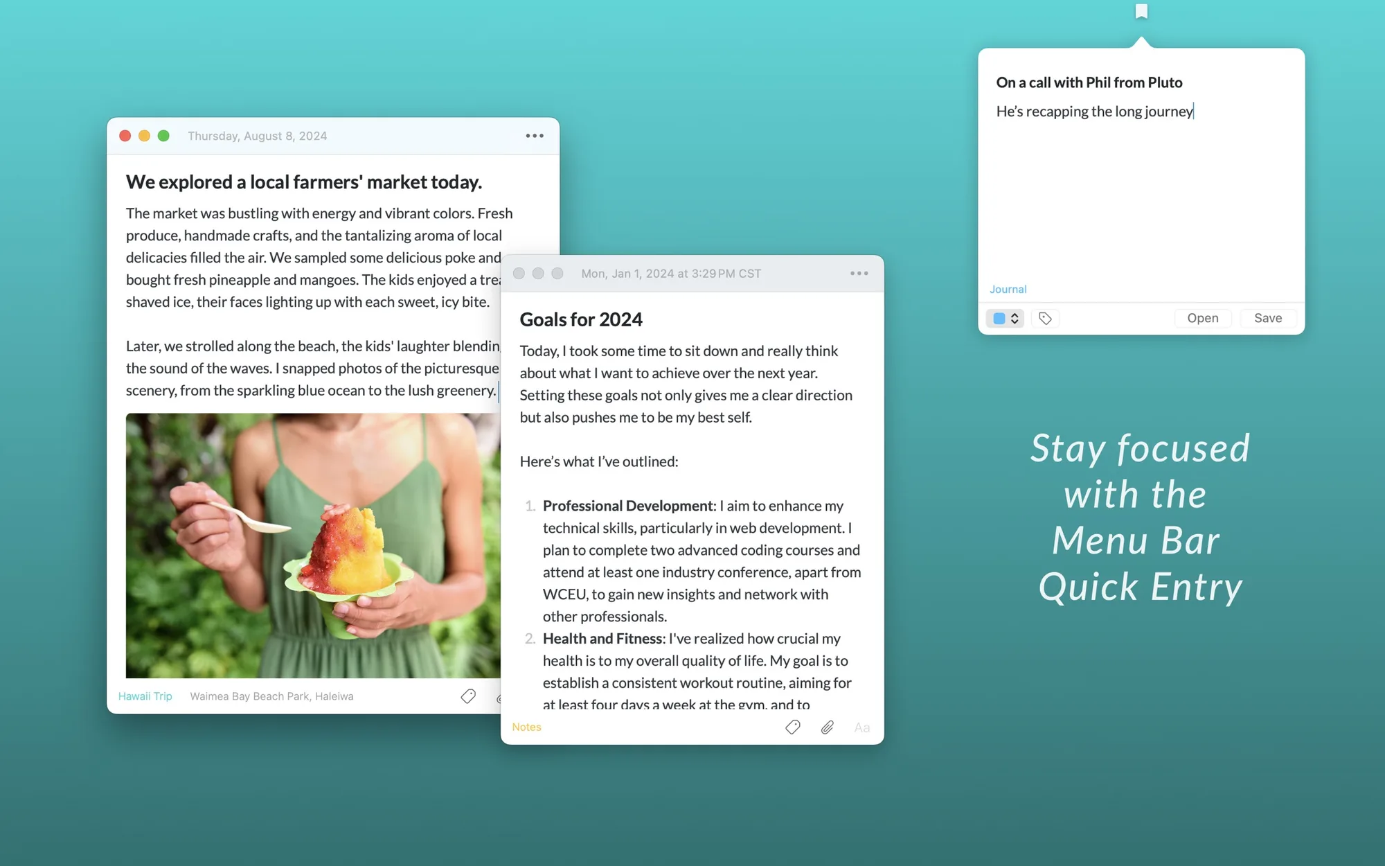 Day One: Private journaling app with photos, audio, prompts and end-to-end encrypted sync (3 of 7)