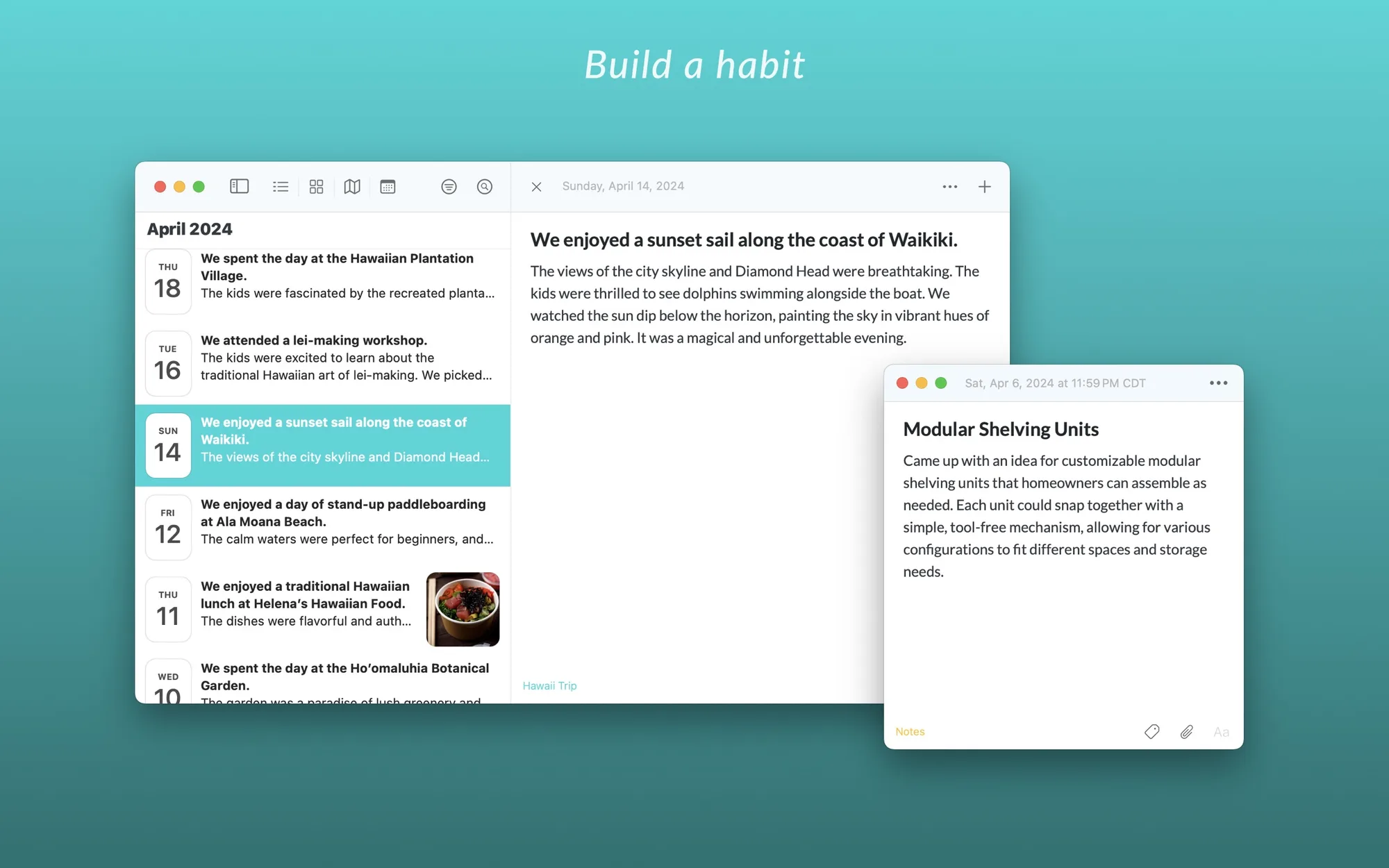 Day One: Private journaling app with photos, audio, prompts and end-to-end encrypted sync (4 of 7)