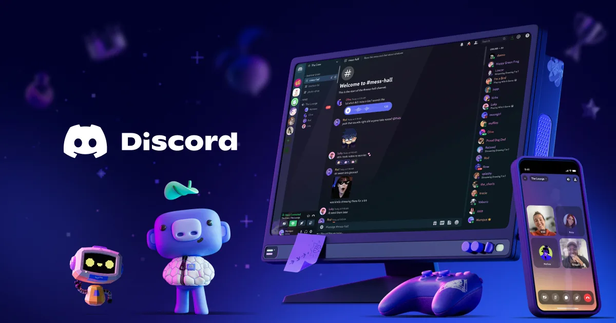 Discord: Voice, video and text chat for communities and friends, with game streaming (4 of 6)