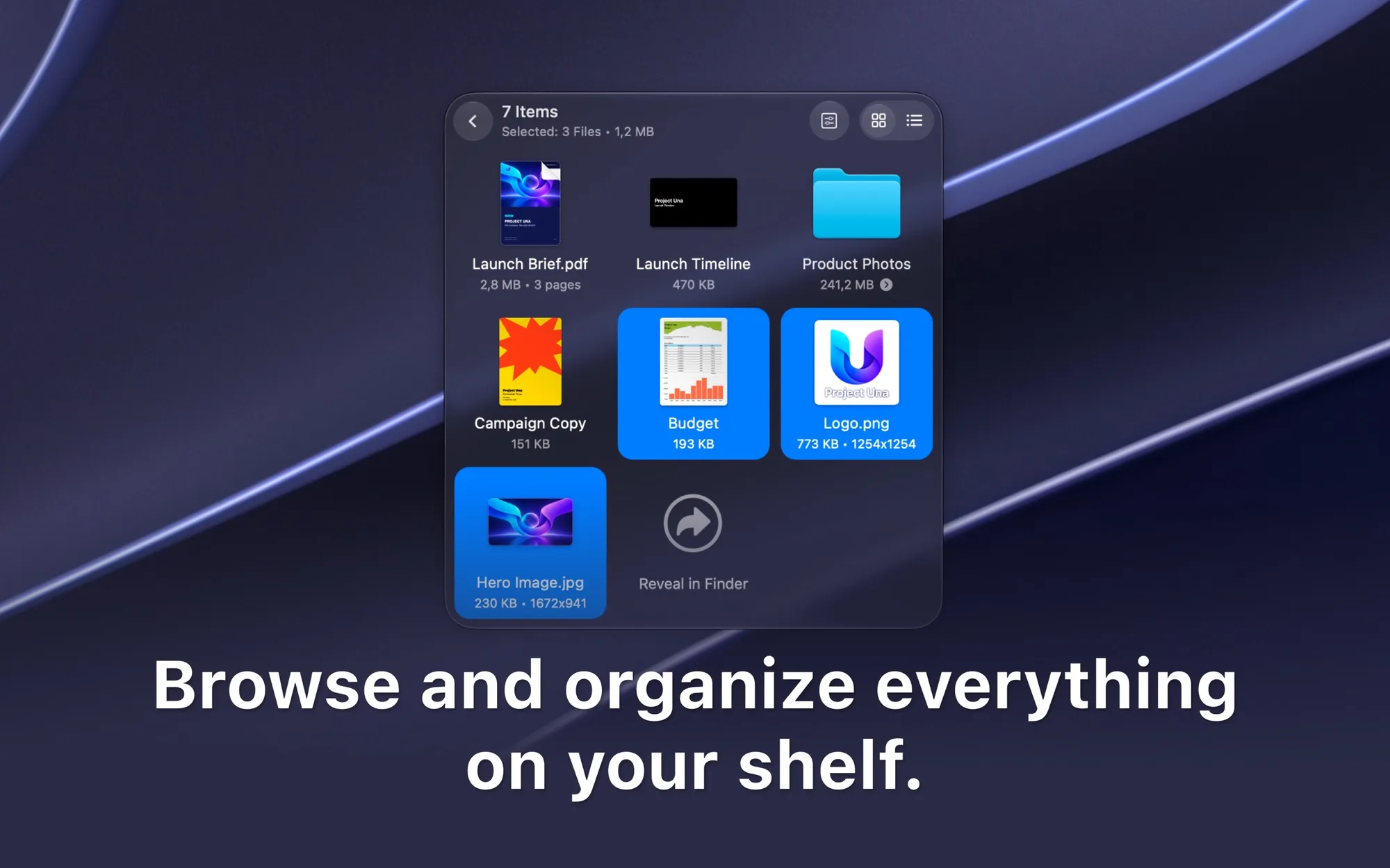 Dropover: Floating shelf for collecting dragged files, then moving, sharing or processing them at once (5 of 8)