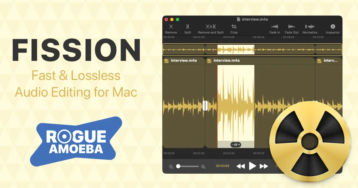 Fission: Lossless audio editor for trimming, joining, splitting and converting files (4 of 4)