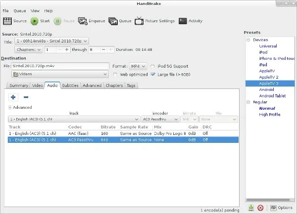 HandBrake: Free open-source video transcoder that converts nearly any video into modern, widely supported formats (3 of 3)