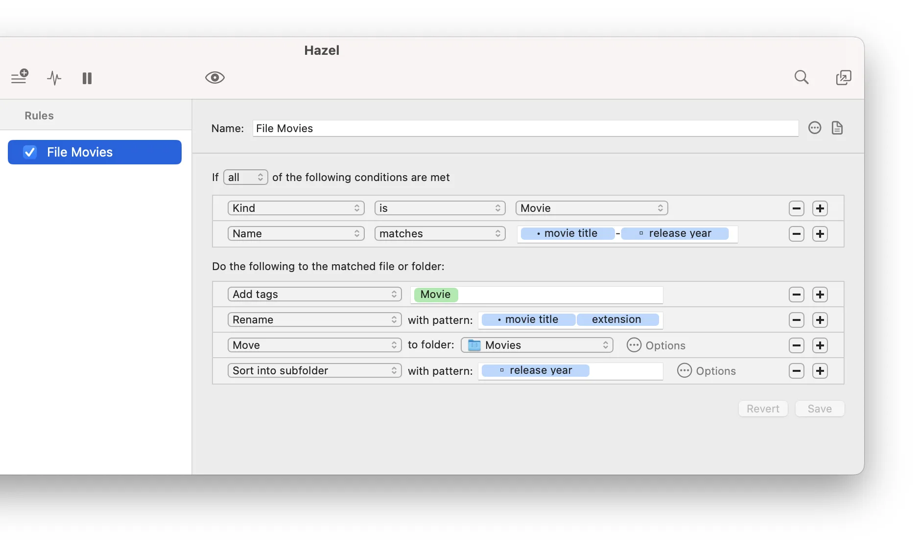 Hazel: Rule-based file organizer that watches folders and moves, renames, tags and cleans up files for you (2 of 4)