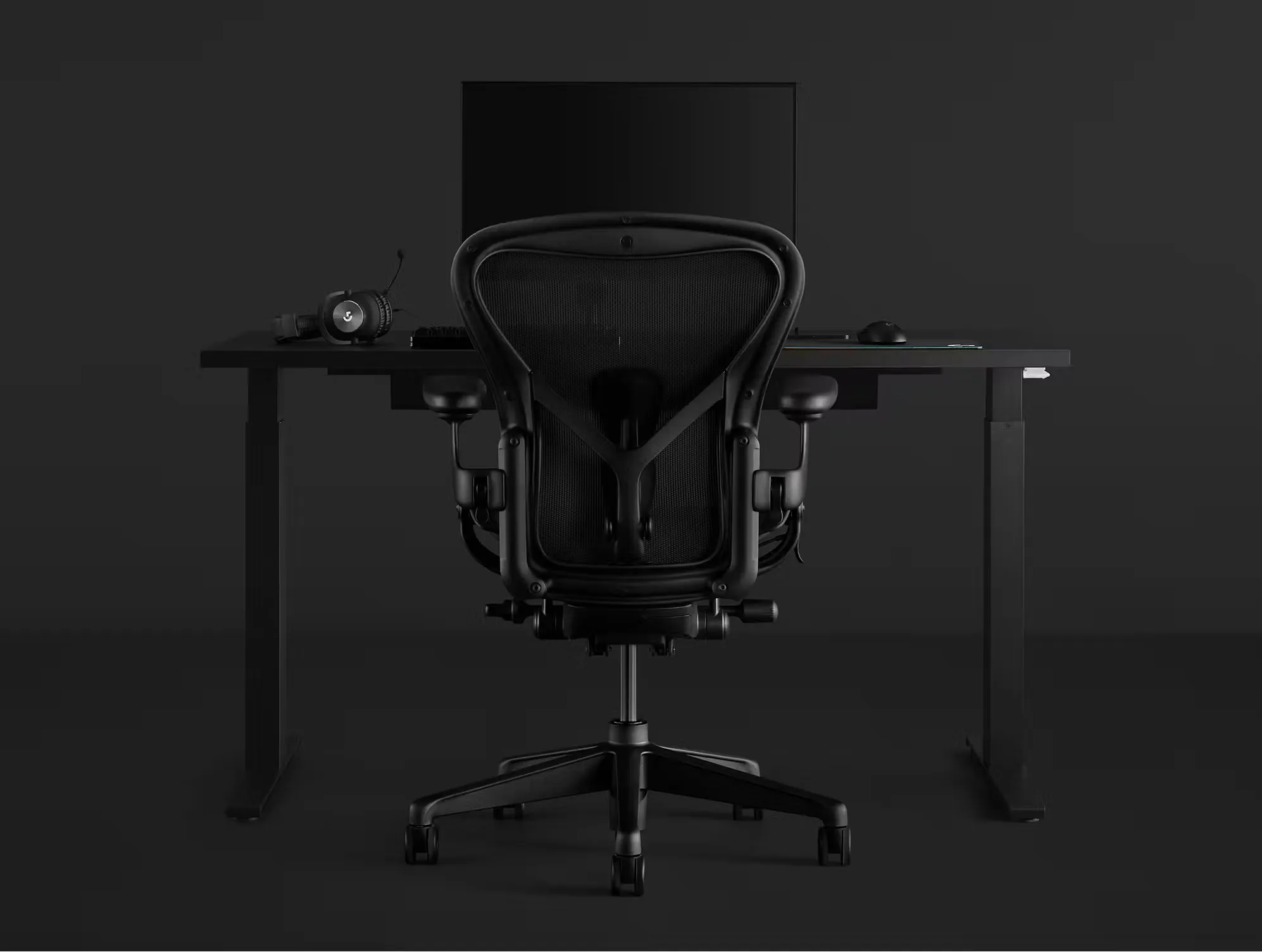 Herman Miller Aeron Chair: Ergonomic mesh office chair with PostureFit SL back support, offered in three sizes (4 of 8)