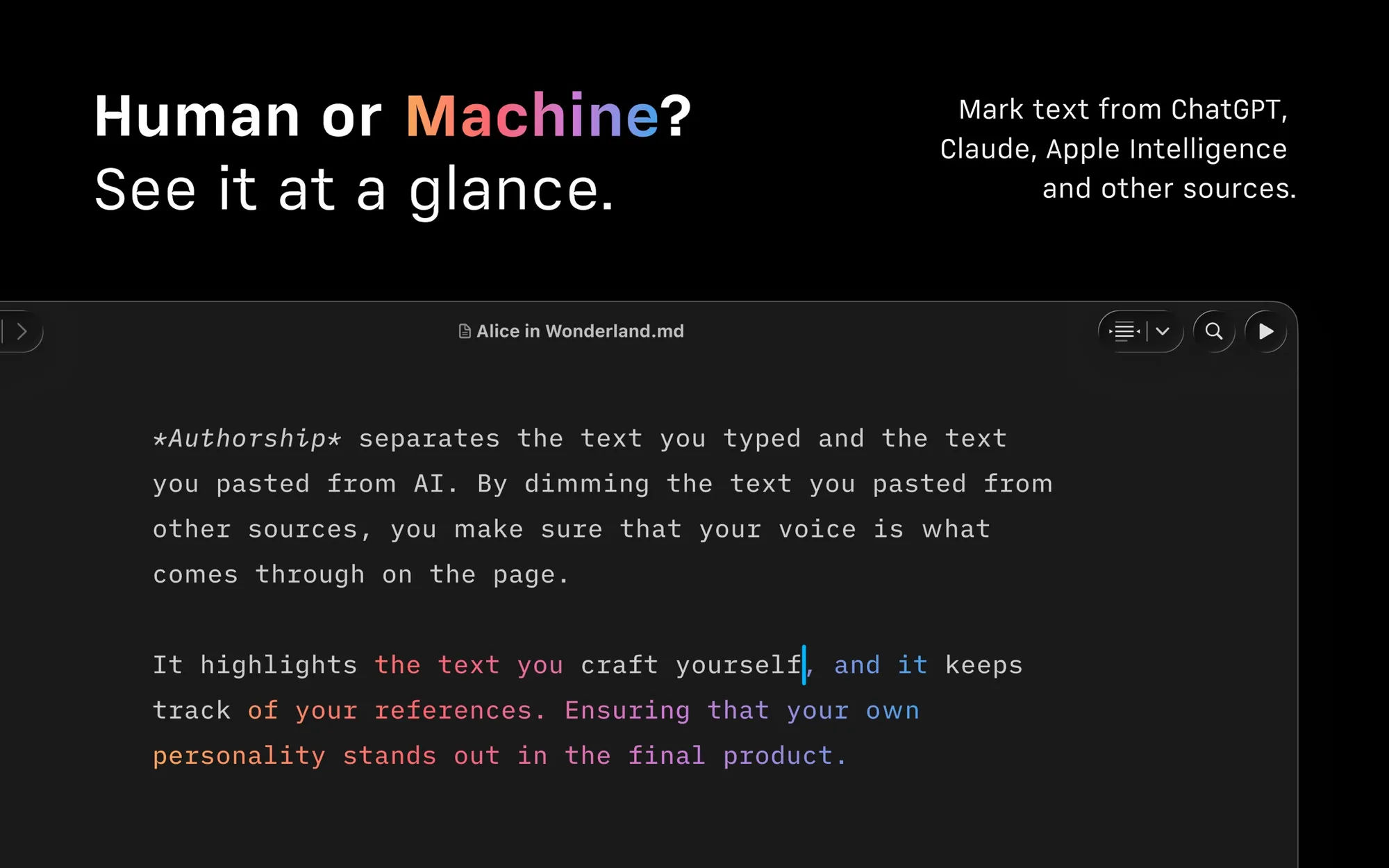 iA Writer: Distraction-free Markdown writing app with Focus Mode, Style Check and authorship tracking (2 of 6)