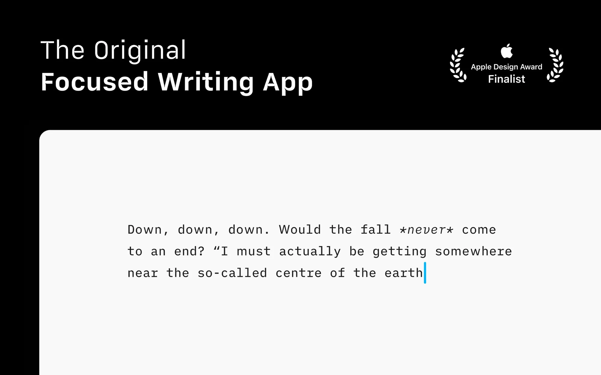 iA Writer: Distraction-free Markdown writing app with Focus Mode, Style Check and authorship tracking