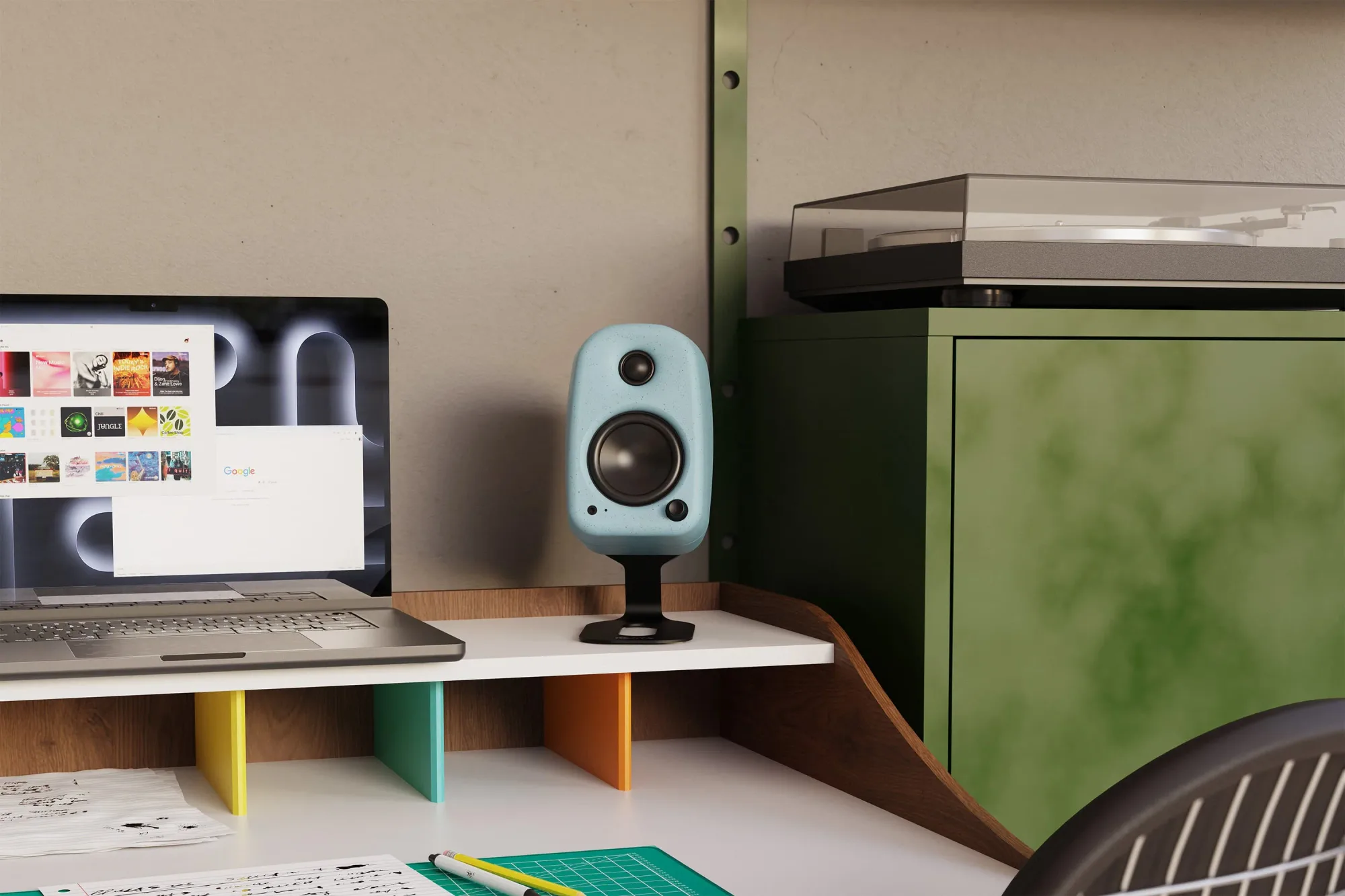 Kanto UKI Powered Desktop Speakers: Compact powered desktop speakers with USB-C audio, Bluetooth 5.3 and a subwoofer output (4 of 8)