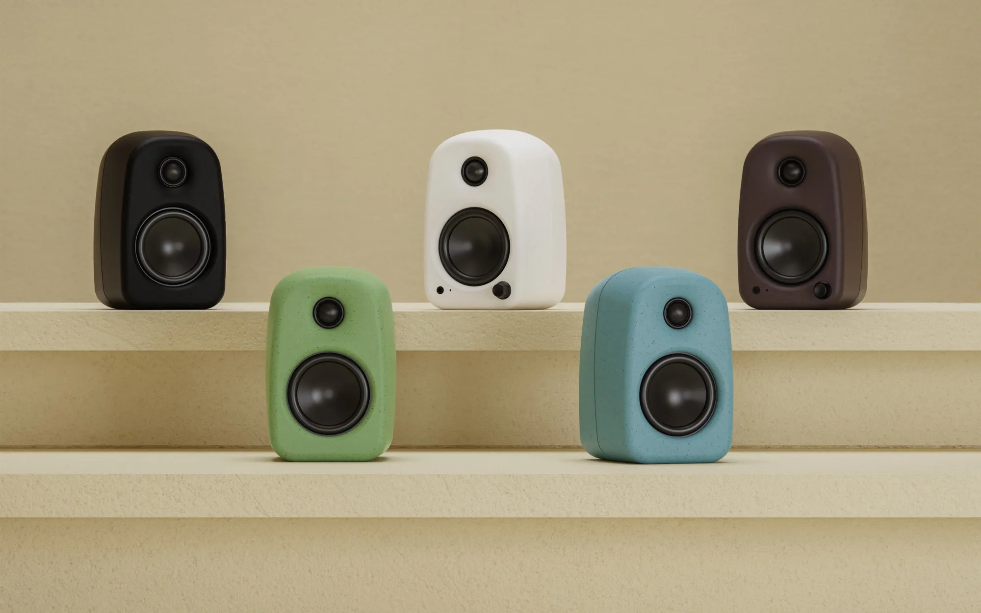 Kanto UKI Powered Desktop Speakers: Compact powered desktop speakers with USB-C audio, Bluetooth 5.3 and a subwoofer output (2 of 8)