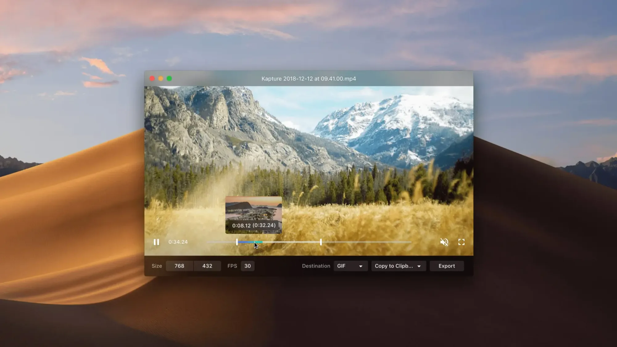 Kap: Free, open source screen recorder that exports GIF, MP4, WebM or APNG with click highlights (2 of 3)