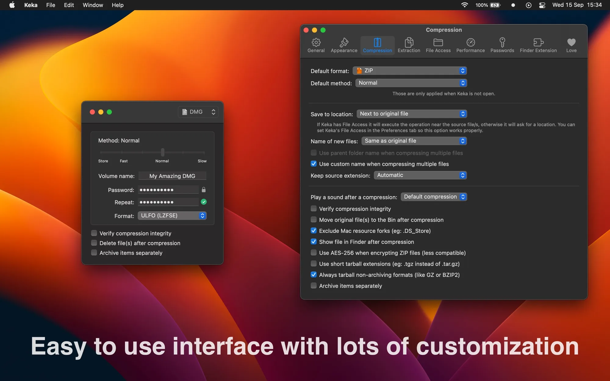 Keka: File archiver for making encrypted, split 7z and Zip files and extracting RAR and dozens more formats (3 of 5)