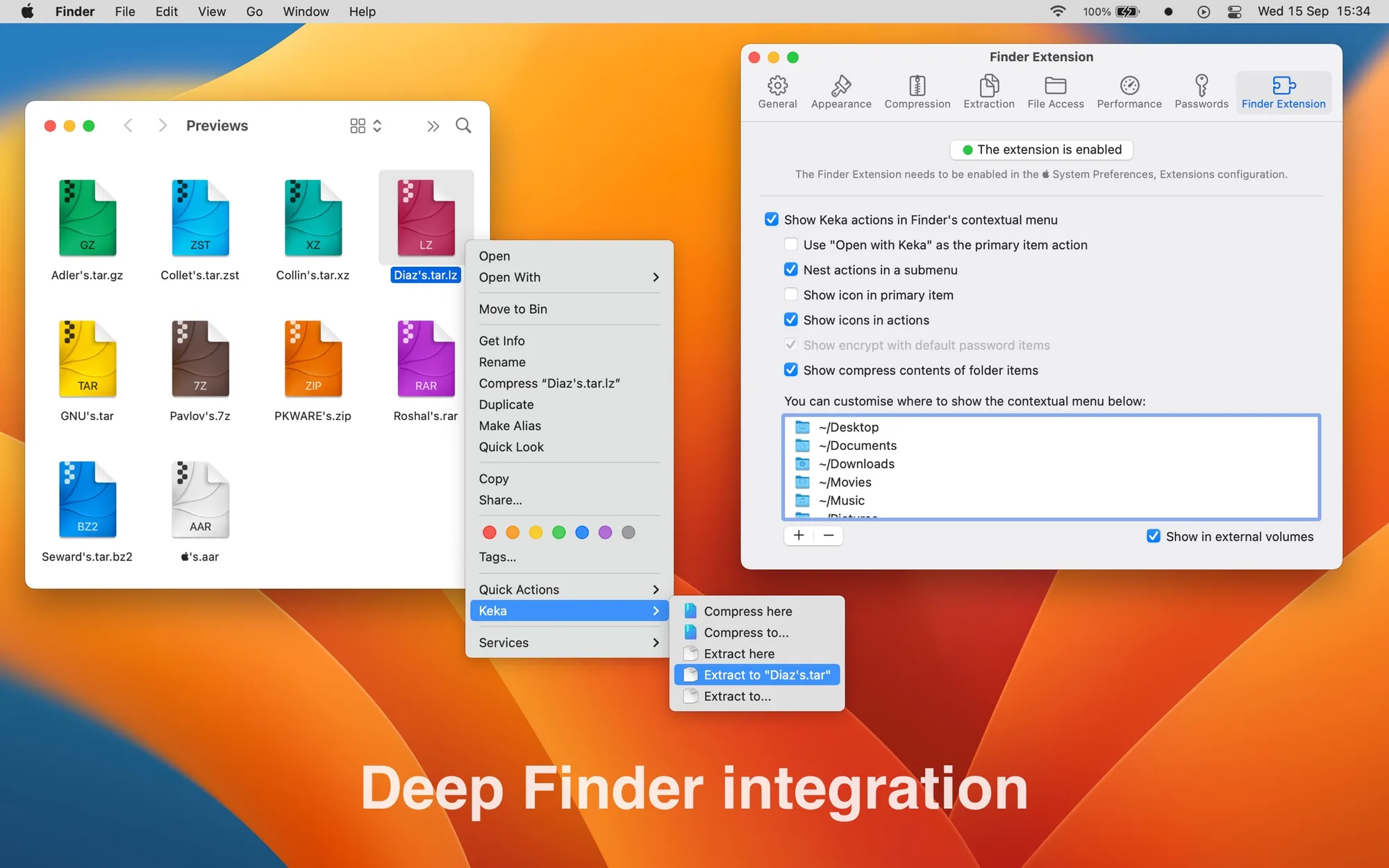 Keka: File archiver for making encrypted, split 7z and Zip files and extracting RAR and dozens more formats (4 of 5)