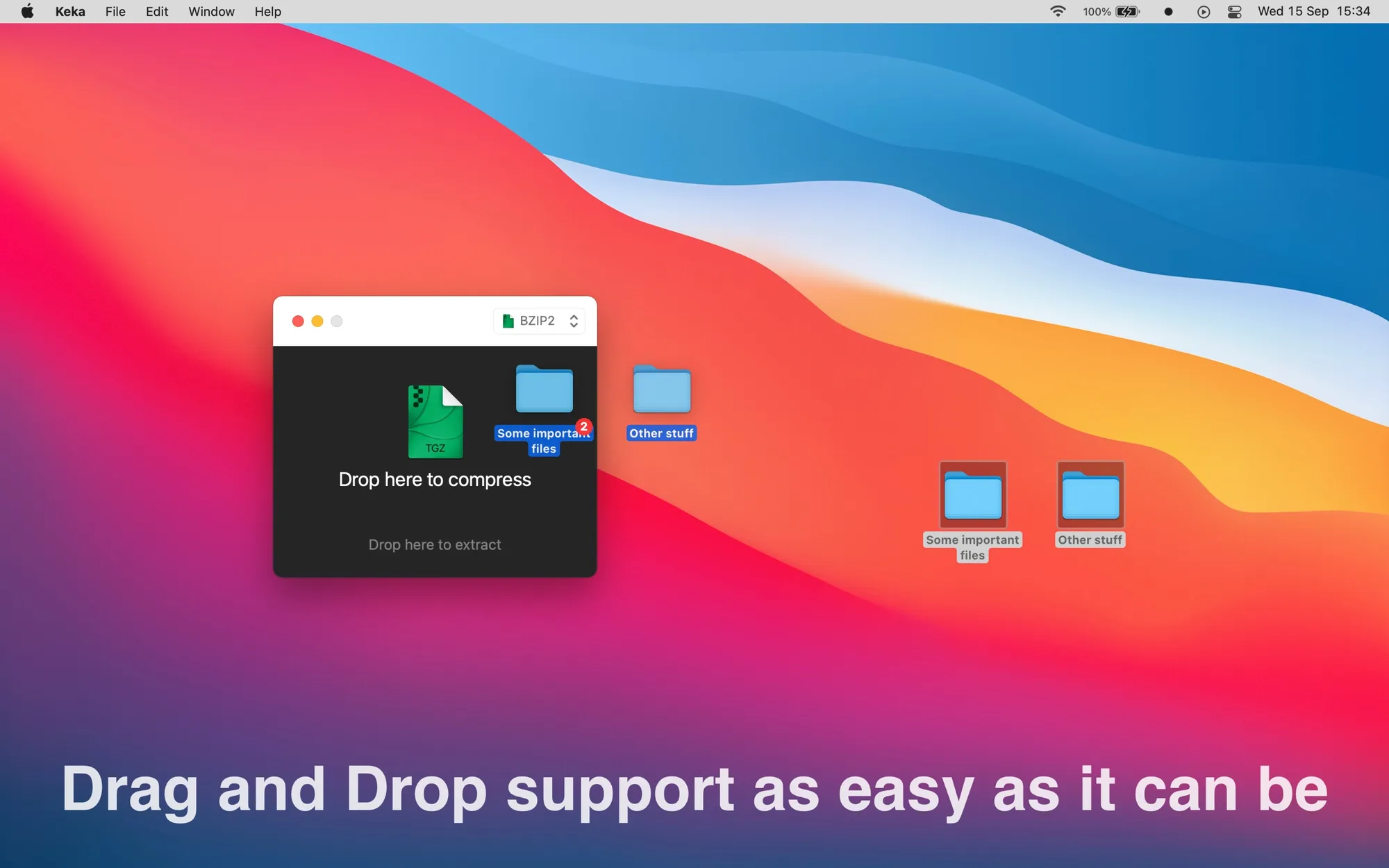 Keka: File archiver for making encrypted, split 7z and Zip files and extracting RAR and dozens more formats (2 of 5)