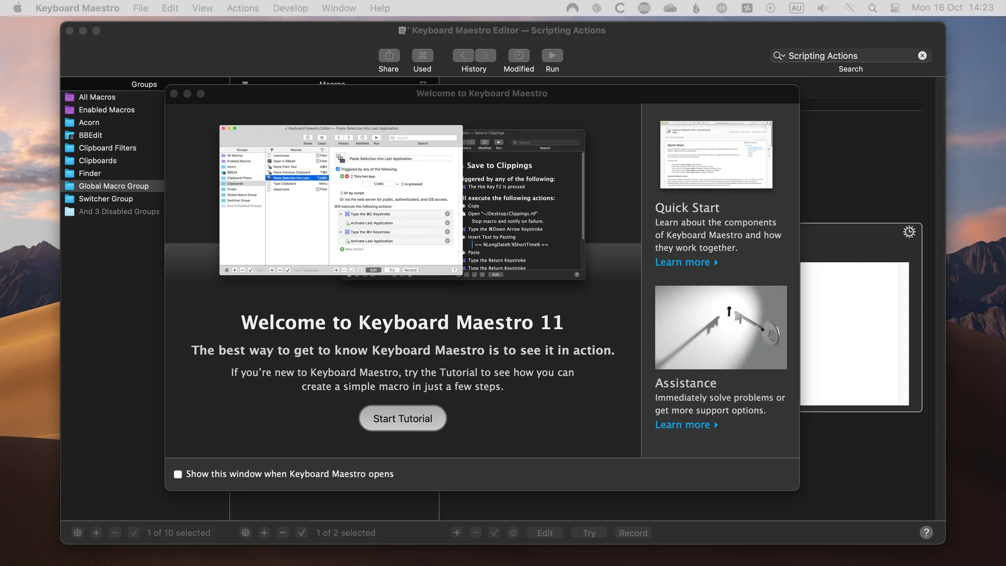 Keyboard Maestro: Macro-based automation for launching apps, typing text, arranging windows and filling web forms