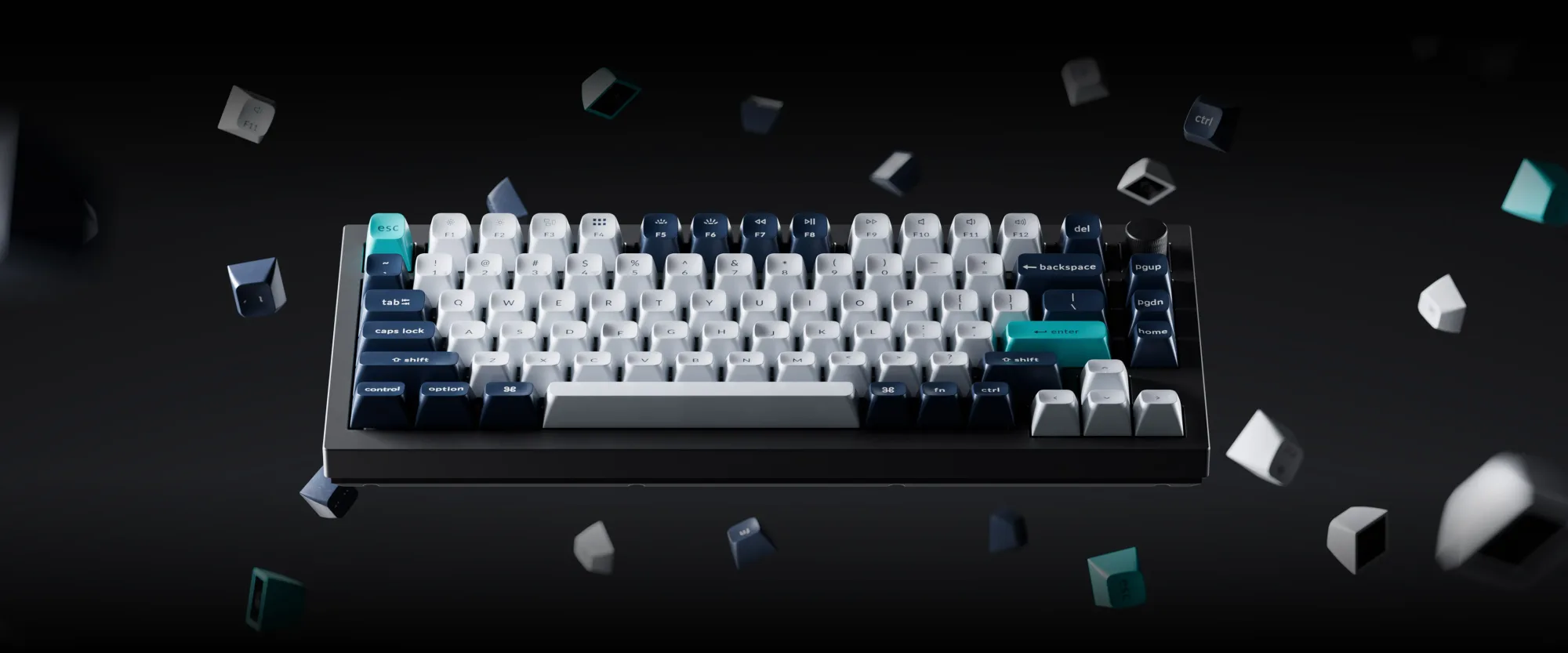 Keychron Q1 Max: 75% aluminum wireless mechanical keyboard with a knob, hot-swappable switches and Mac keycaps (5 of 5)