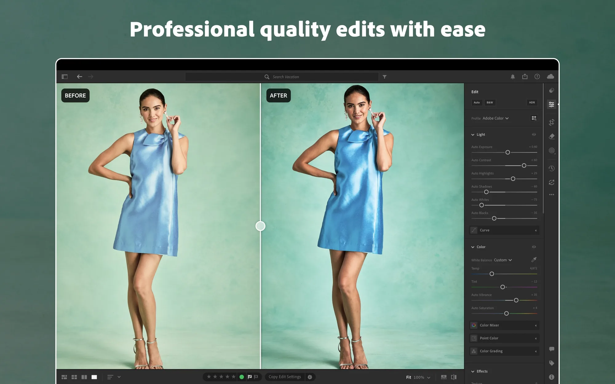 Adobe Lightroom: Photo editor and organizer with AI masking, presets and cloud sync across Mac, iPhone and web (2 of 8)