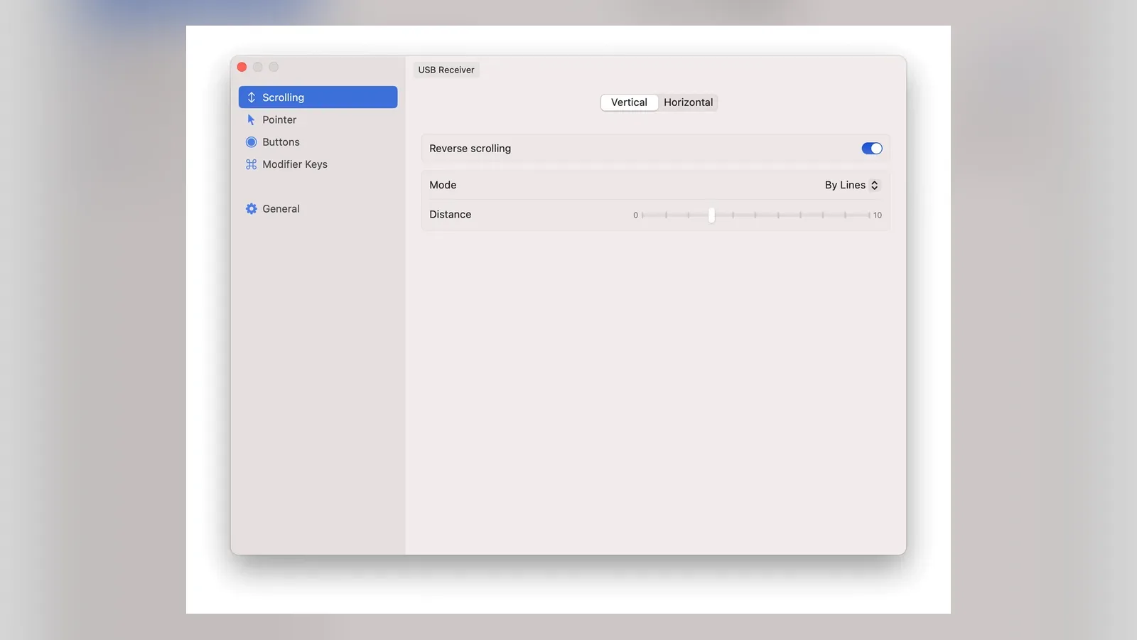 LinearMouse: Mouse and trackpad utility for per-device scrolling direction, acceleration and button remapping