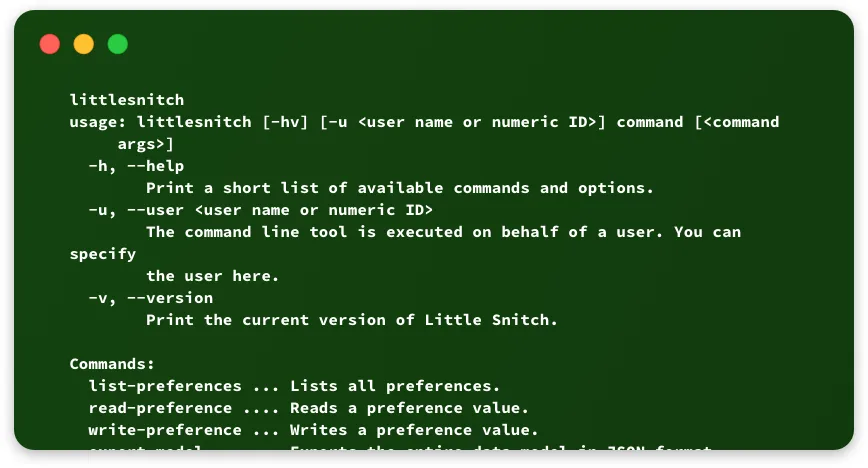 Little Snitch: Network monitor and application firewall that alerts you when an app connects and lets you allow or deny it (5 of 5)