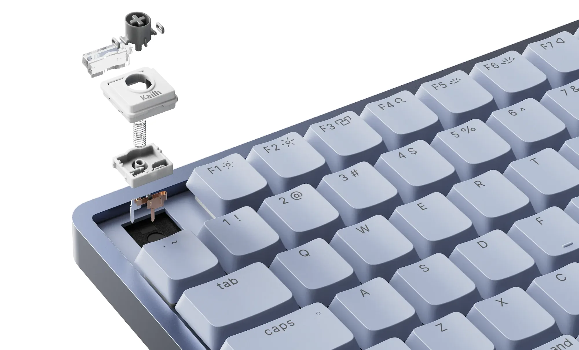 Lofree Flow 2 for Mac: Low-profile 75% aluminum mechanical keyboard with a native Mac layout and tri-mode wireless (5 of 6)