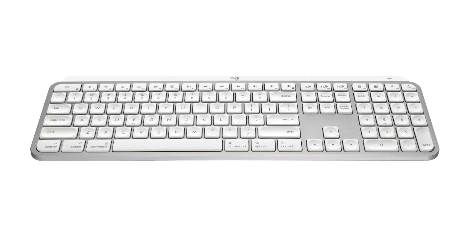 Logitech MX Keys S for Mac: Wireless backlit keyboard with a Mac key layout, Smart Actions, and switching between 3 Apple devices (3 of 8)