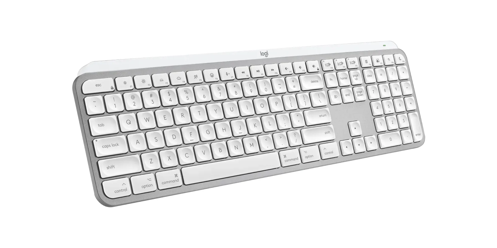 Logitech MX Keys S for Mac: Wireless backlit keyboard with a Mac key layout, Smart Actions, and switching between 3 Apple devices (5 of 8)