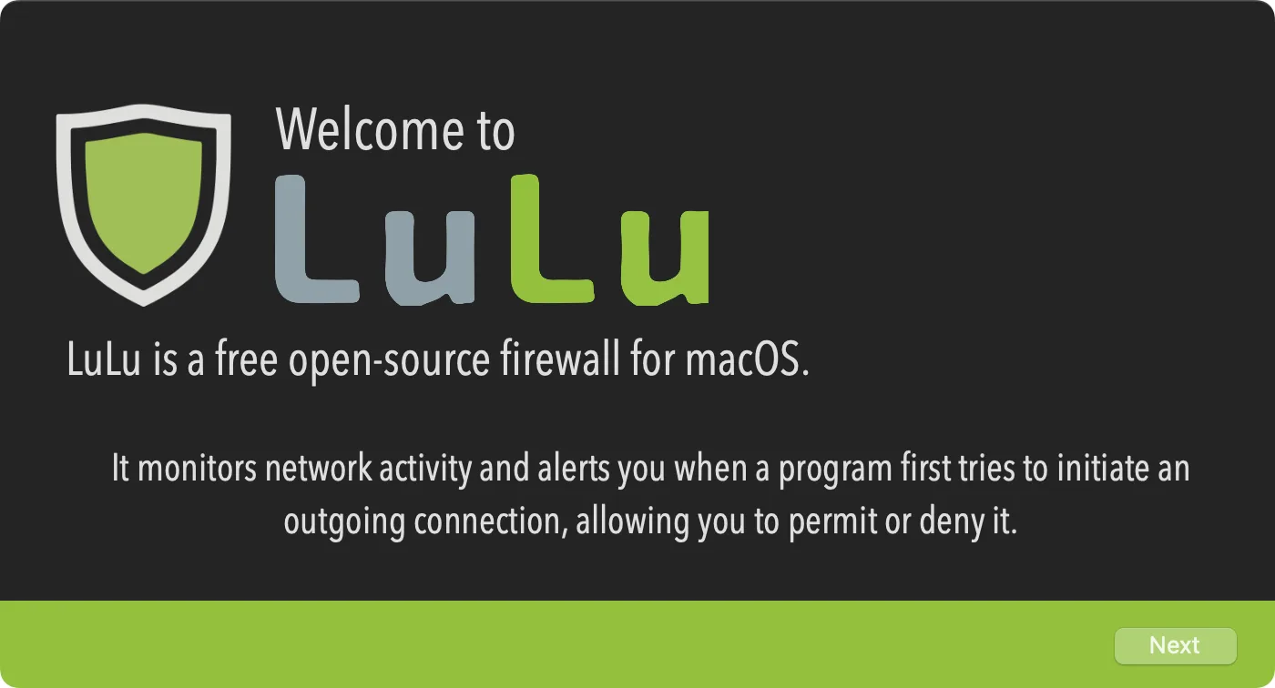 LuLu: Free, open-source firewall that blocks unknown outgoing connections and asks before new apps go online (4 of 5)