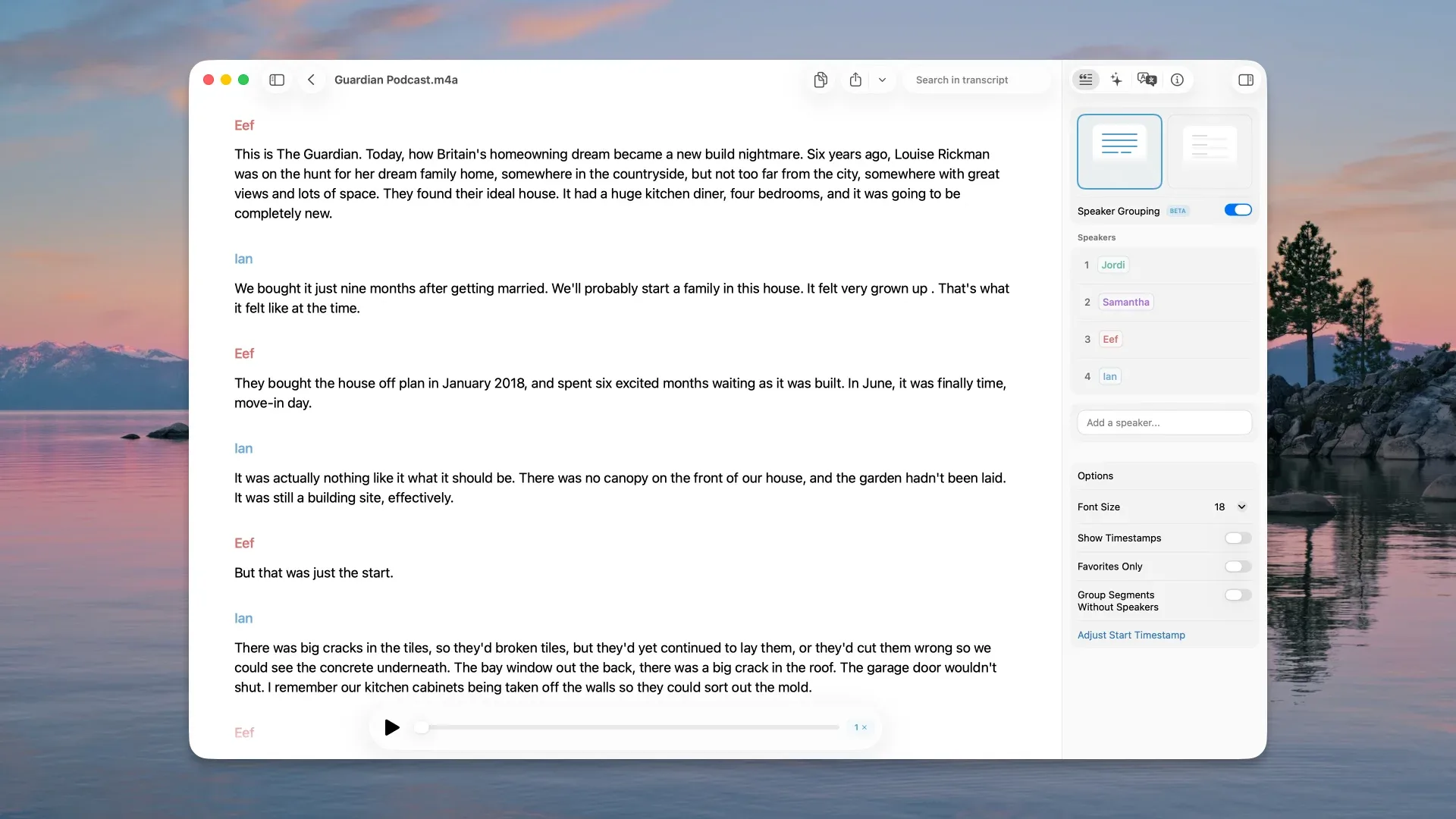 MacWhisper: On-device transcription of audio, video and meetings using Whisper and Parakeet models (4 of 5)