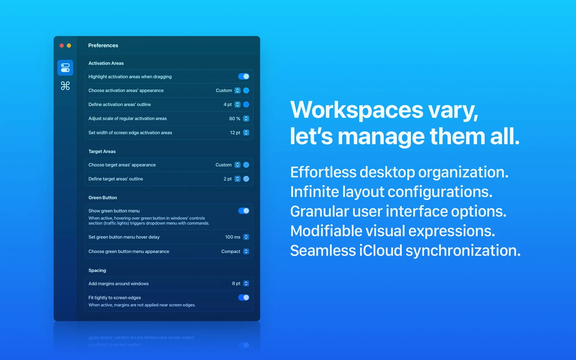 Magnet: Window manager that snaps windows into halves, thirds and quarters by dragging or shortcut (3 of 3)