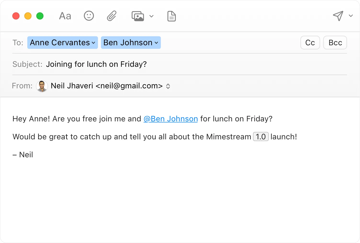 Mimestream: Native Mac email client built for Gmail, with labels, filters, categories and multiple accounts (5 of 6)
