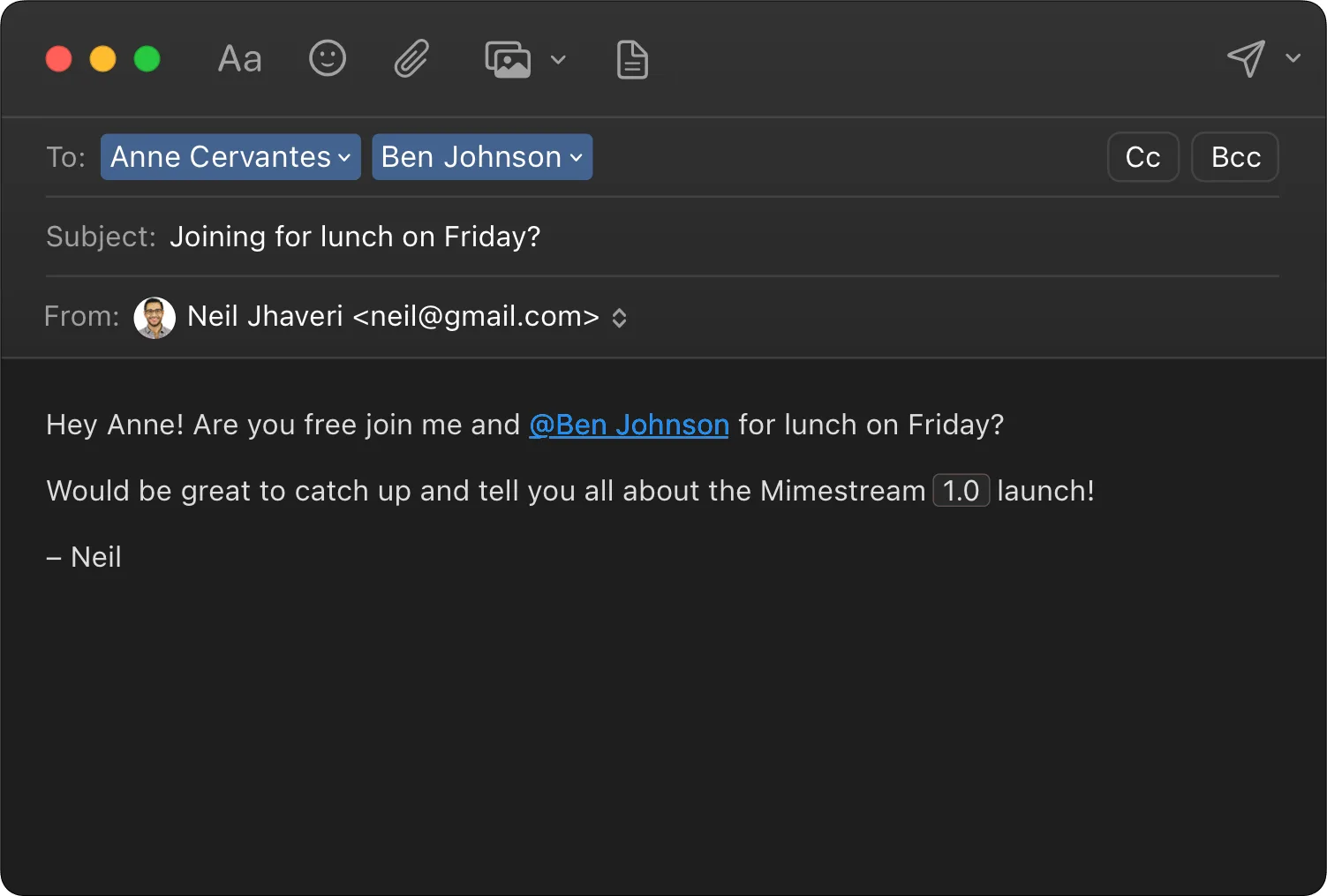 Mimestream: Native Mac email client built for Gmail, with labels, filters, categories and multiple accounts (6 of 6)