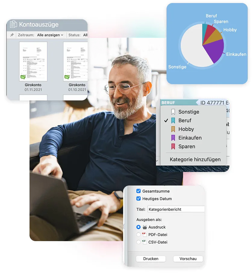 MoneyMoney: German online banking app for Mac with FinTS/HBCI transfers, categories and budgets (5 of 8)