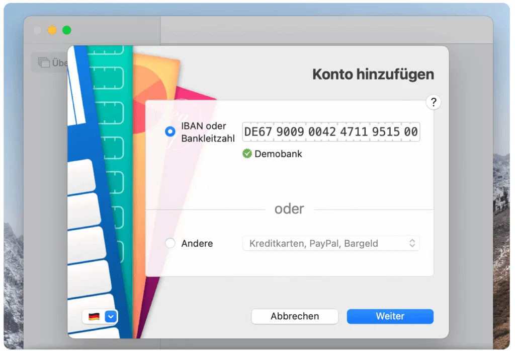 MoneyMoney: German online banking app for Mac with FinTS/HBCI transfers, categories and budgets (3 of 8)