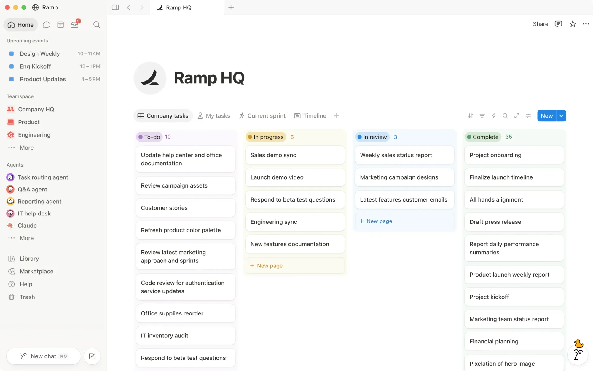 Notion: All-in-one workspace for notes, docs, databases and projects, with built-in AI agents (4 of 5)