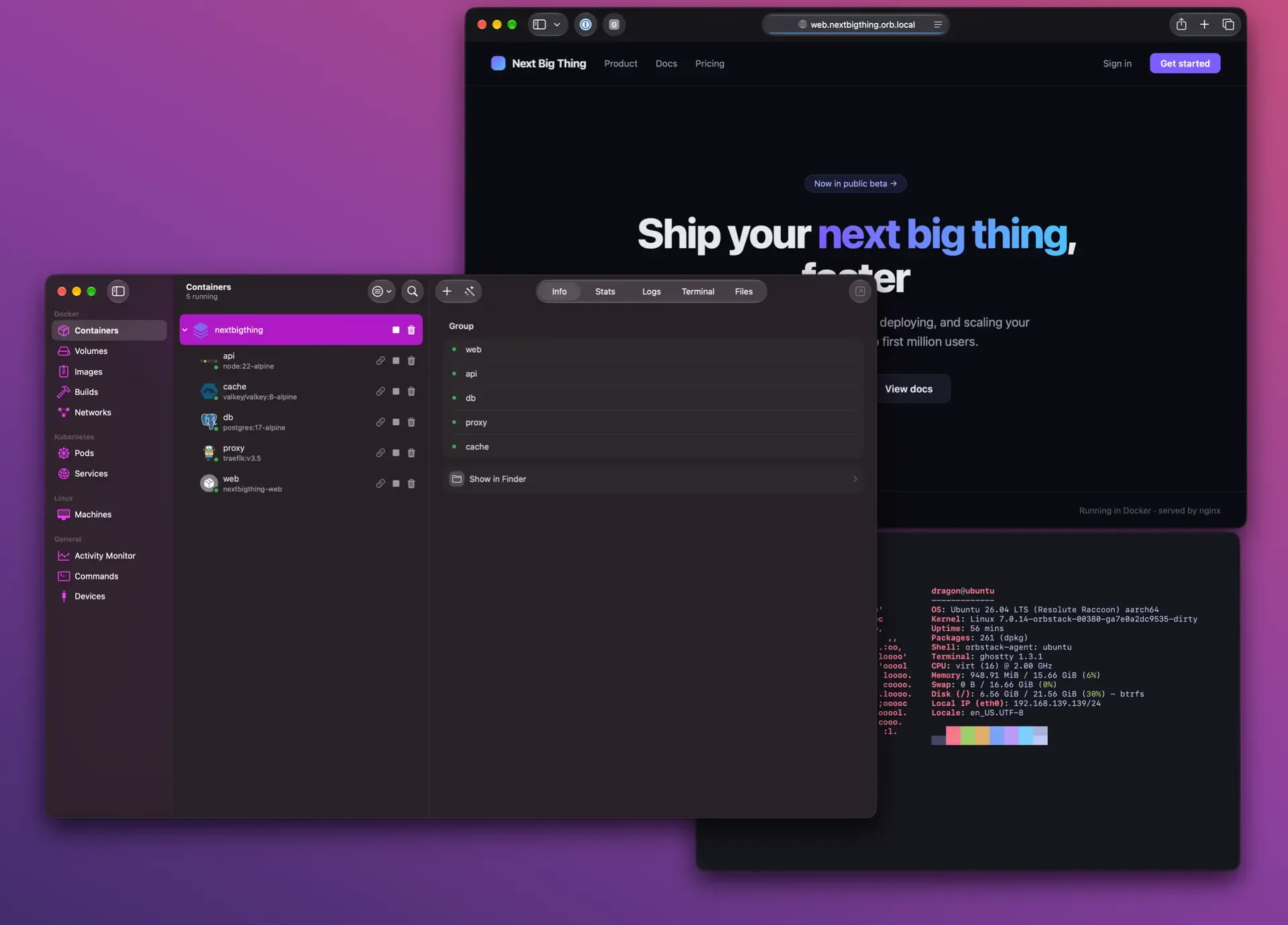 OrbStack: Fast, lightweight Docker Desktop alternative for running containers and Linux machines