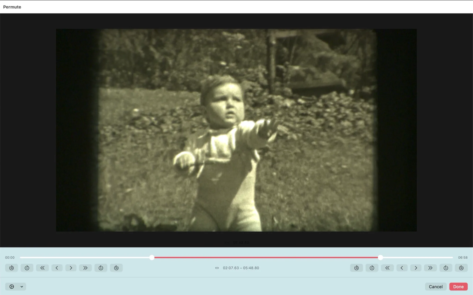 Permute: Drag-and-drop converter for video, audio, images and PDFs, with trimming, merging and transcription (7 of 8)