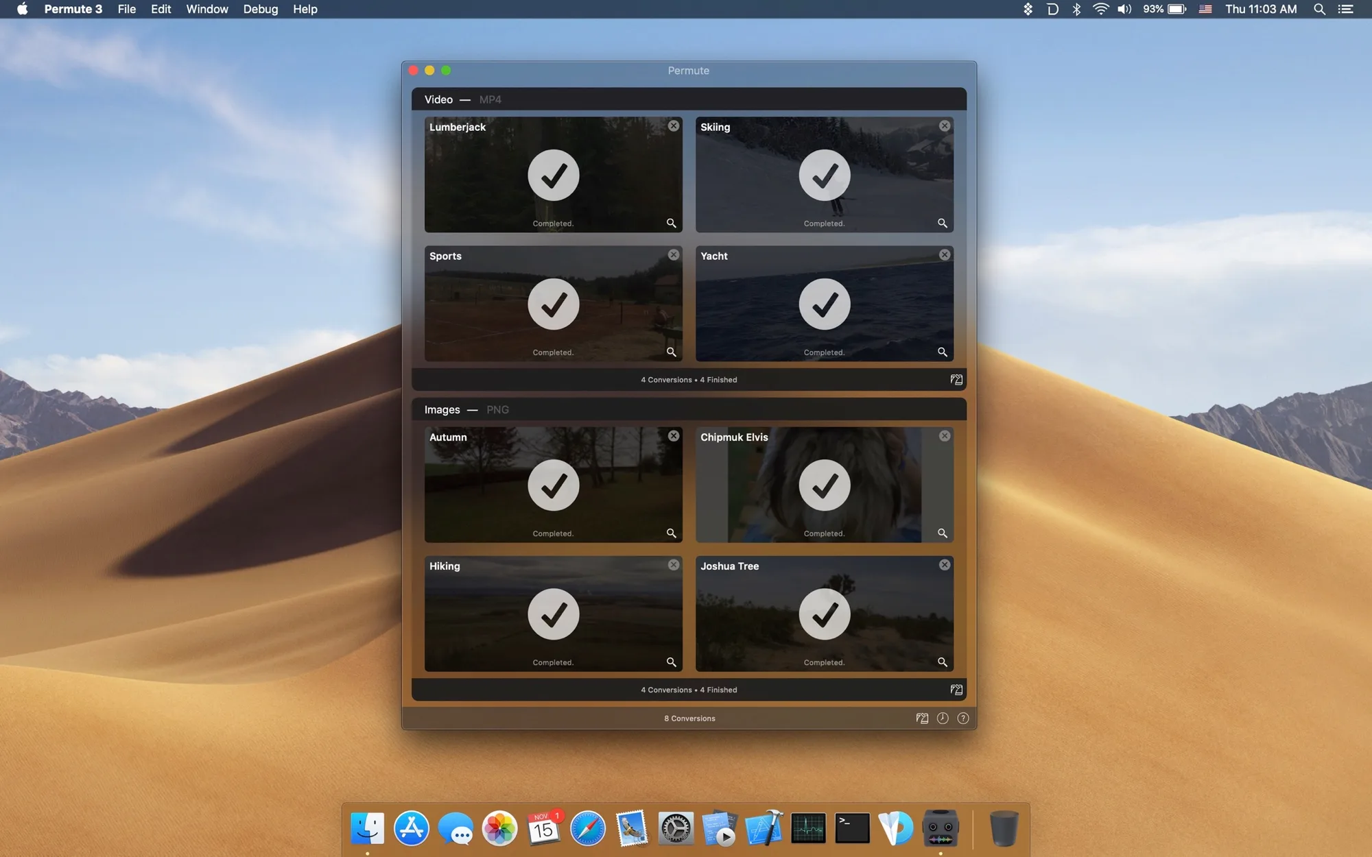 Permute: Drag-and-drop converter for video, audio, images and PDFs, with trimming, merging and transcription (5 of 8)