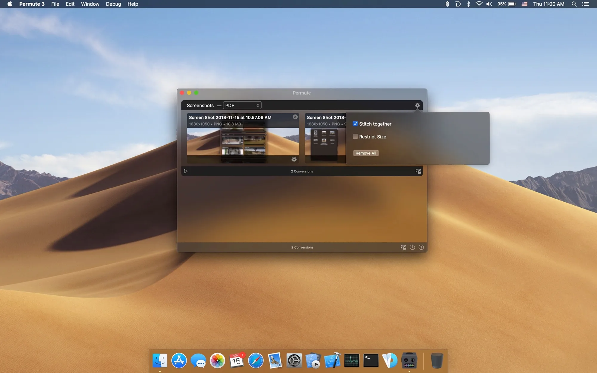 Permute: Drag-and-drop converter for video, audio, images and PDFs, with trimming, merging and transcription (2 of 8)