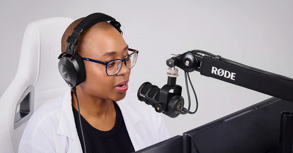 RØDE PodMic USB: Dynamic broadcast microphone with both USB-C and XLR outputs, onboard APHEX processing and a headphone jack (5 of 5)