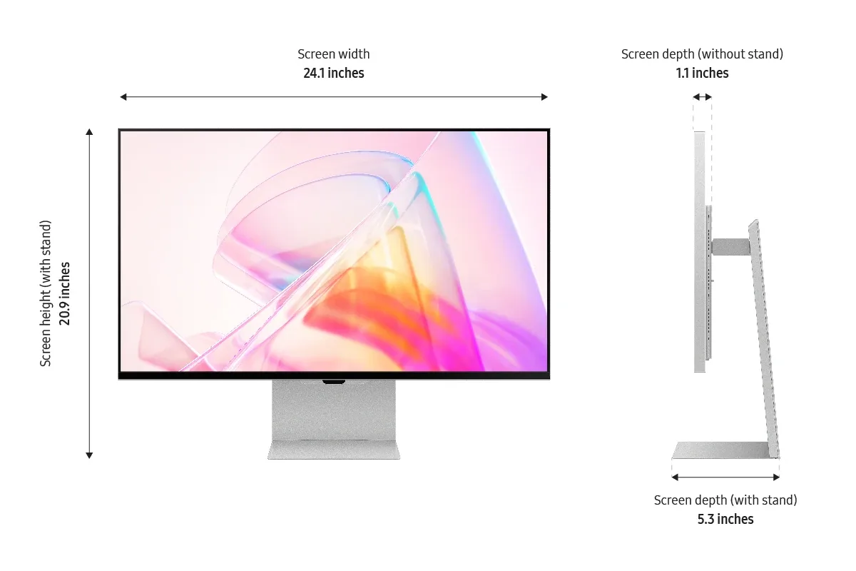 Samsung ViewFinity S9 5K: 27-inch 5K matte monitor with Thunderbolt 4, 90W charging, and a detachable SlimFit camera (4 of 4)