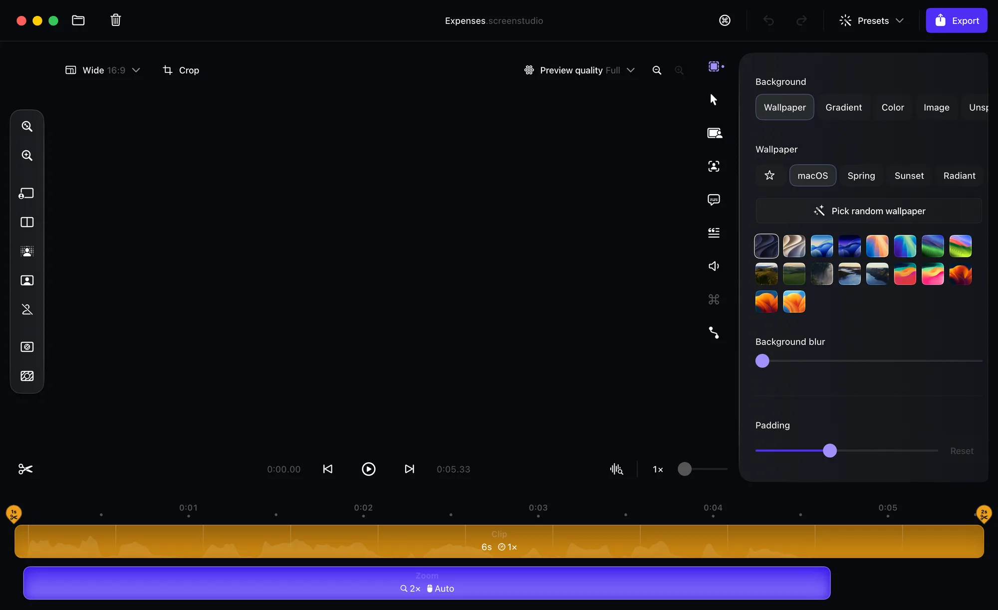 Screen Studio: Screen recorder that adds automatic zooms, smooth cursor motion and captions to demos and tutorials (2 of 7)