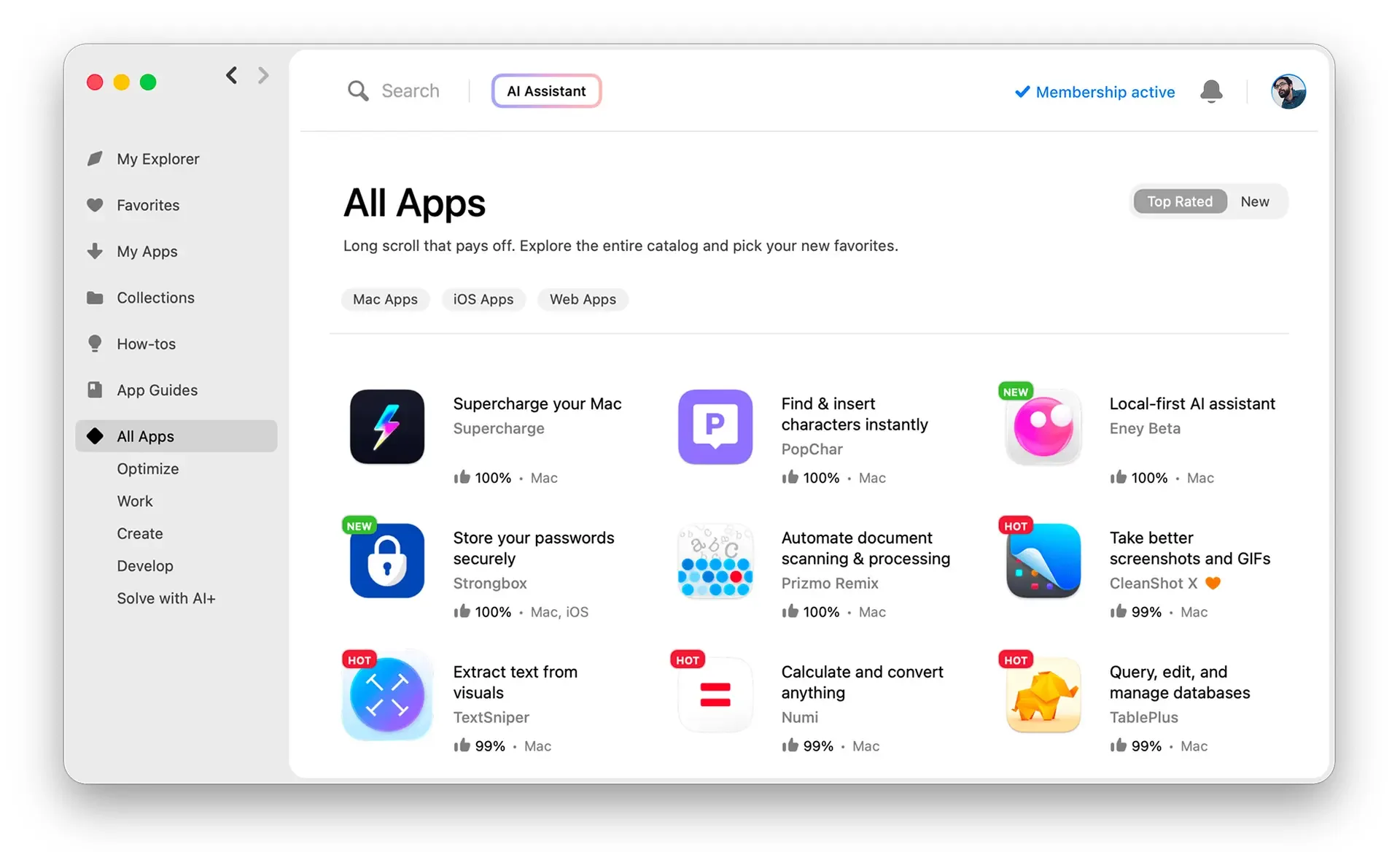Setapp: Subscription to hundreds of curated Mac and iPhone apps, or to single apps, from one catalog (5 of 7)